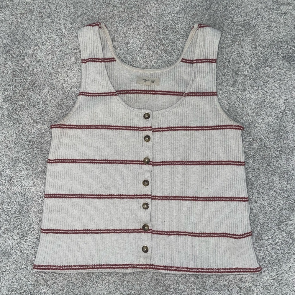 Madewell Striped Sleeveless Top